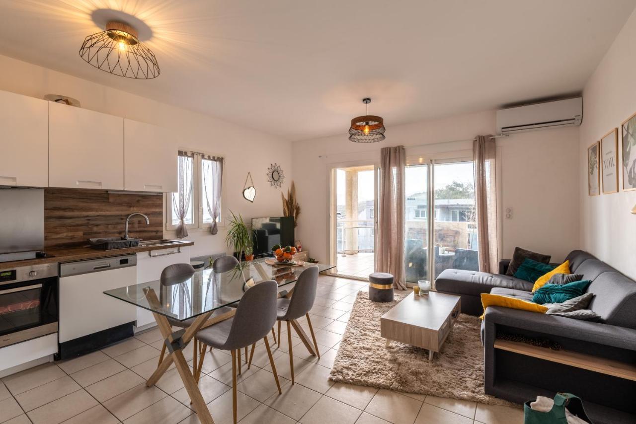 U Nidu - A Ajaccio, Magnifique Appartement 4 Couchages Vue Mer Ajaccio  Bagian luar foto