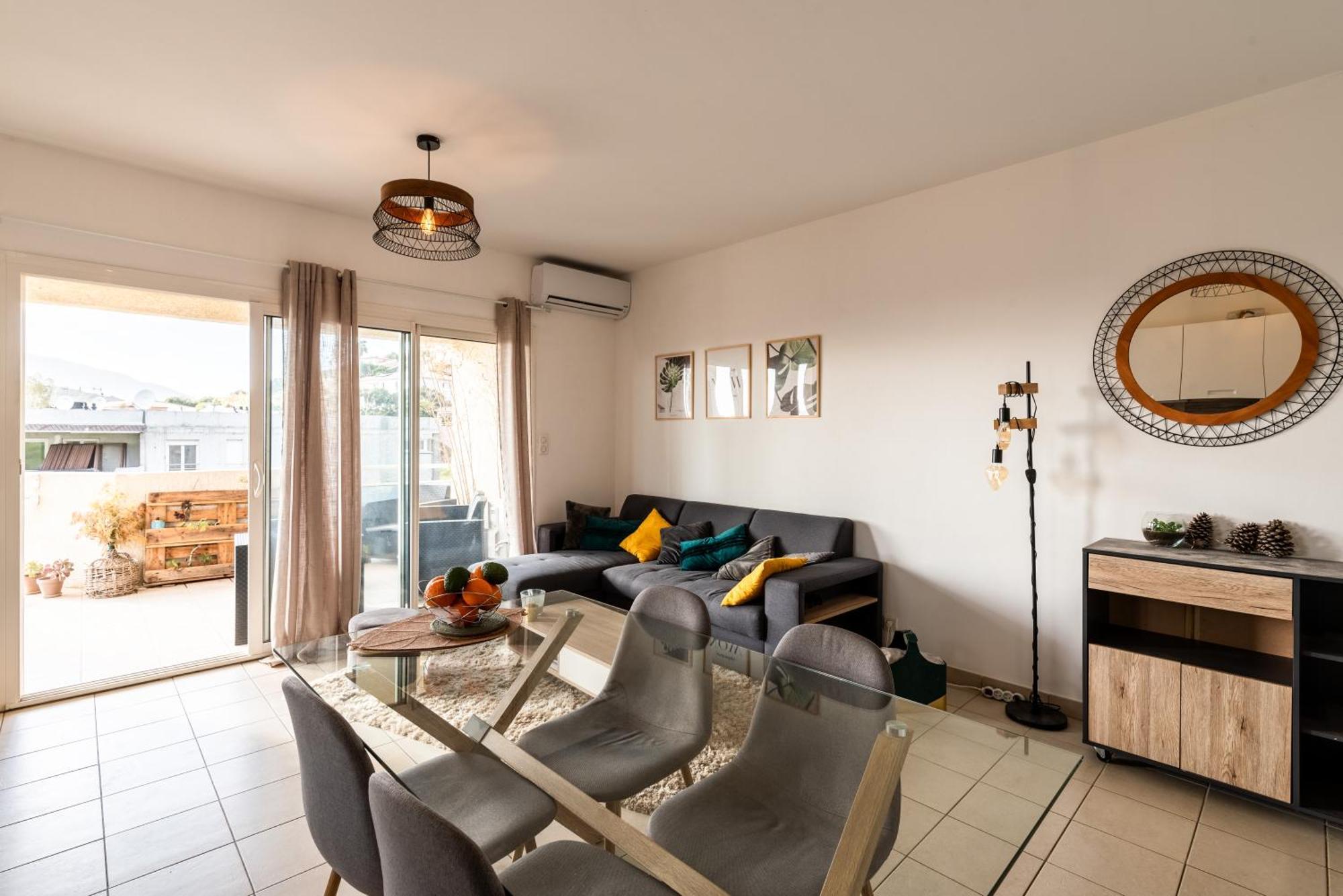 U Nidu - A Ajaccio, Magnifique Appartement 4 Couchages Vue Mer Ajaccio  Bagian luar foto